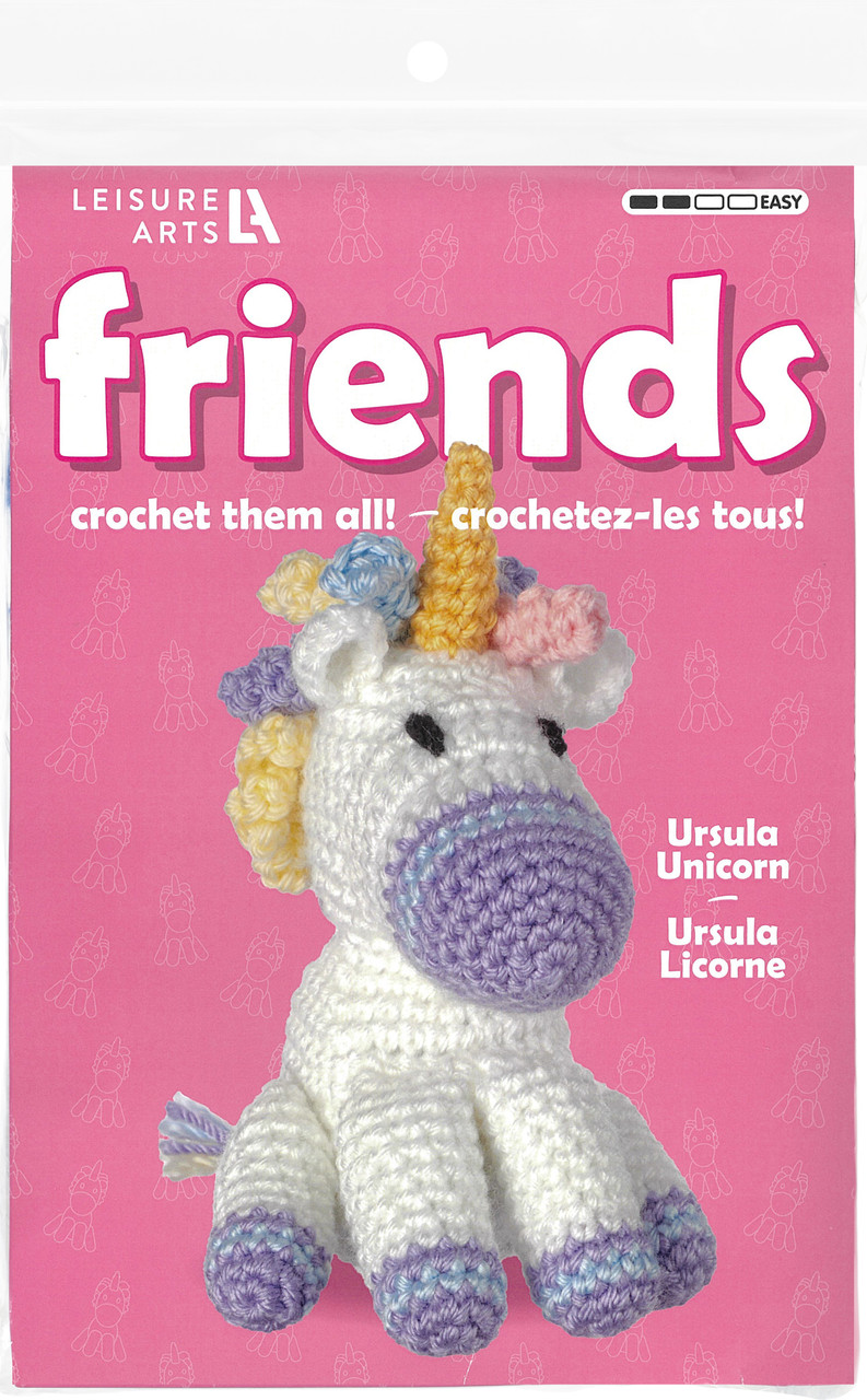 Leisure Arts, DIY Crochet Kit Amigurumi Unicorn – KarensHobbyRoom