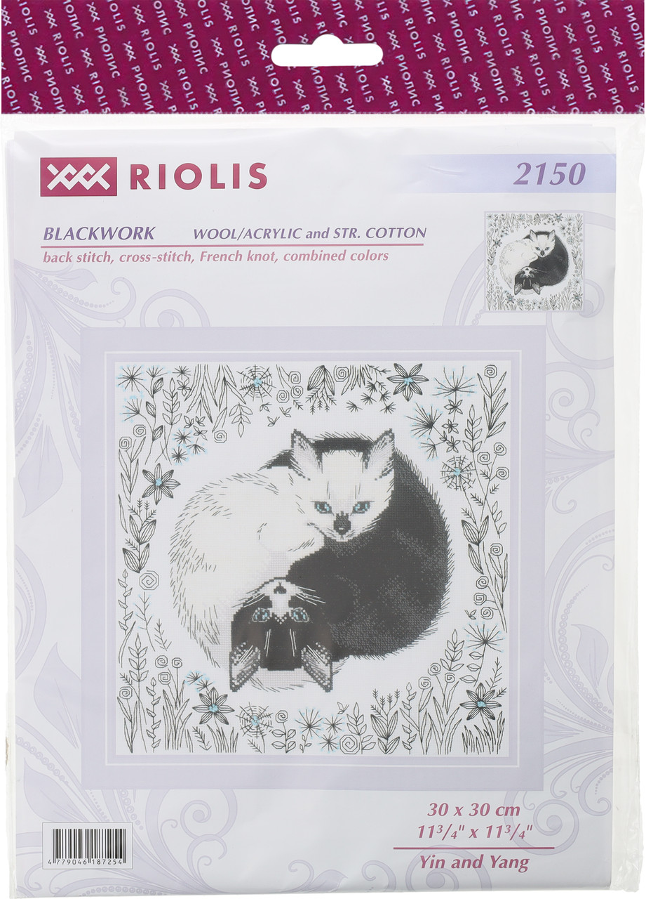 Riolis Cross Stitch Kit Black Cat