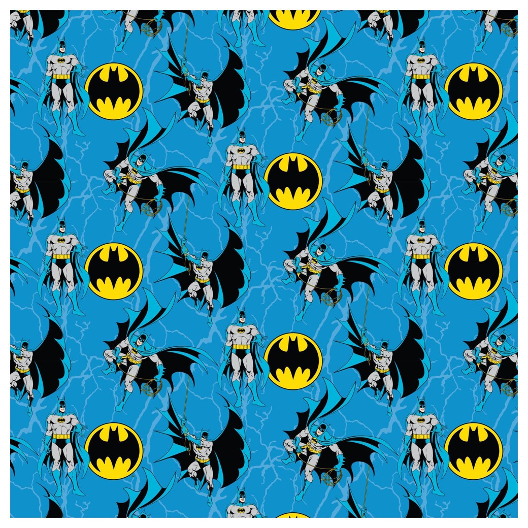 Camelot Fabrics Fleece Precut 54 inch x 60 inch Batman Rope 2pc