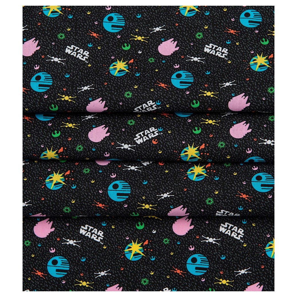 Camelot Cotton Fabrics Star Wars Precut 2yd Galactic Battle