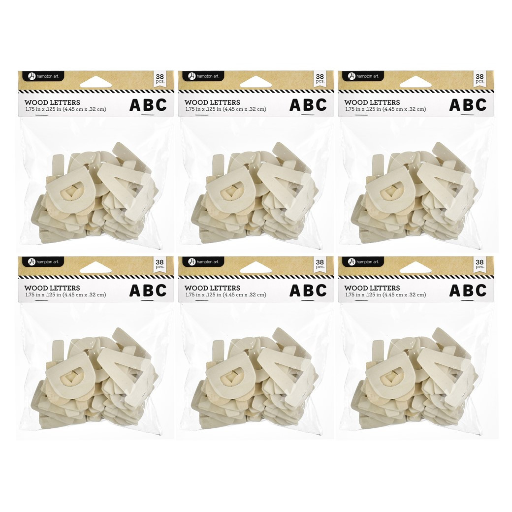 Essentials By Leisure Arts Letters Bundle Wood 228pc - Leisure Arts