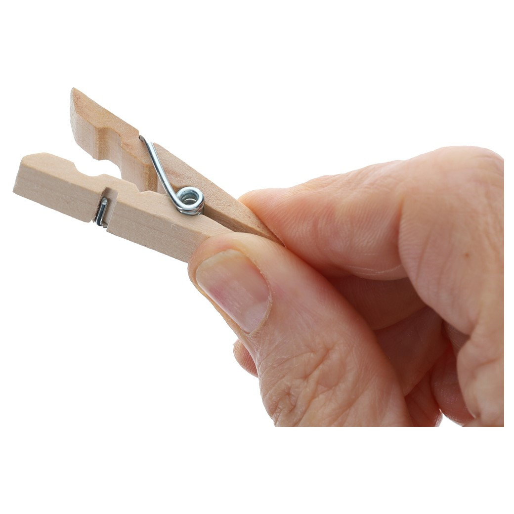 Essentials By Leisure Arts Clothespins Bundle Wood 1.75 inch