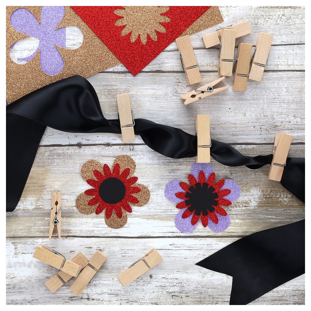 Essentials By Leisure Arts Clothespins Bundle Wood 1.75 inch