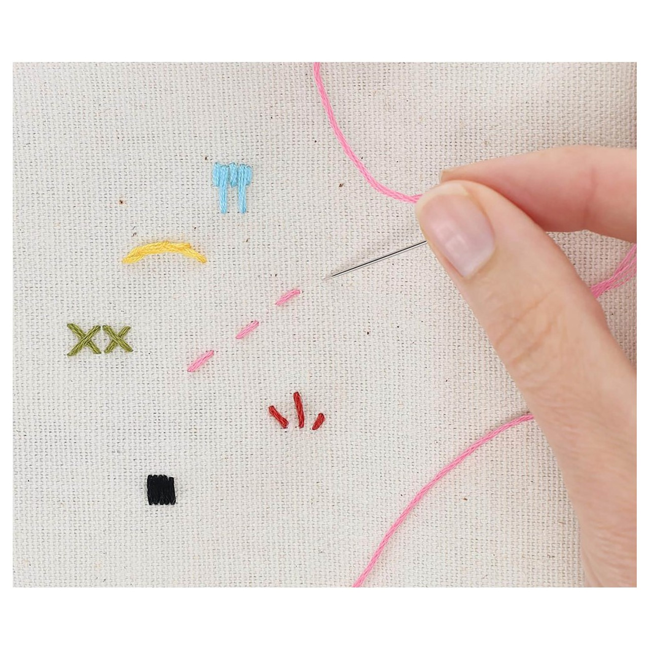 ハンドメイド　Y ourelia Leisure Arts Embroidery Kit 6 inch Cyclamen - Leisure Arts