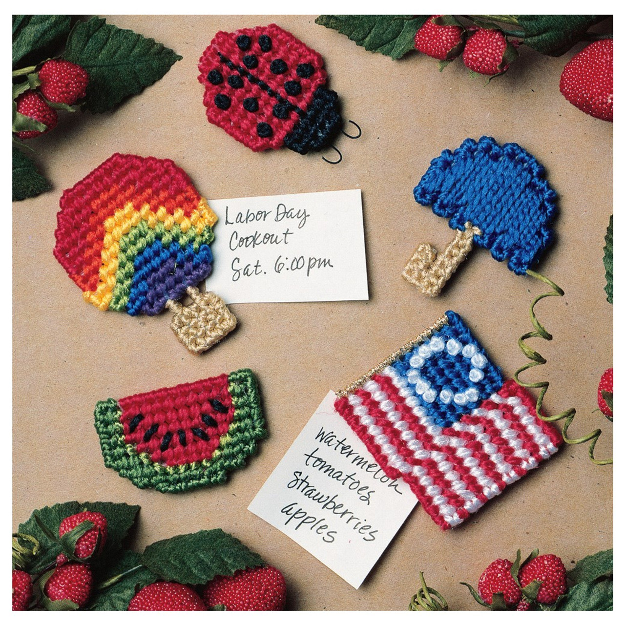 Leisure Arts 300 Magnets In Plastic Canvas Book - Leisure Arts leisure-arts-300-magnets-in-plastic-canvas-book-leisure-arts