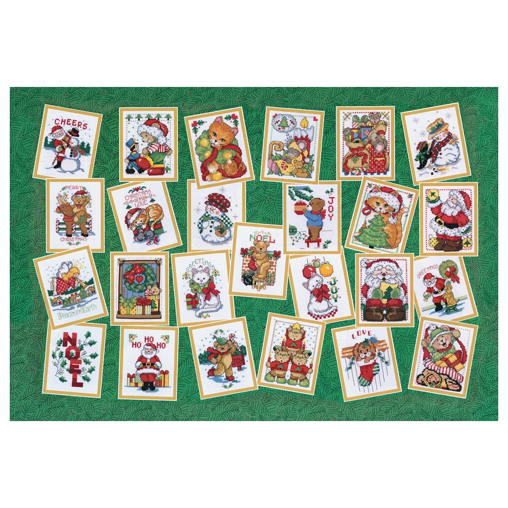 Leisure Arts Stitchery Fast Festive 50 Christmas Designs Book