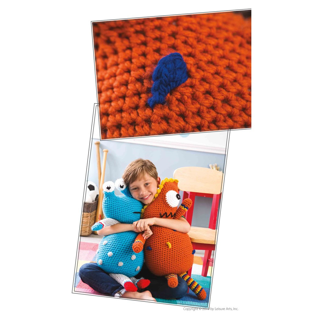 【Rusty】あみぐるみオーダー Leisure Arts Rusty Robot Monster Crochet ePattern - Leisure Arts