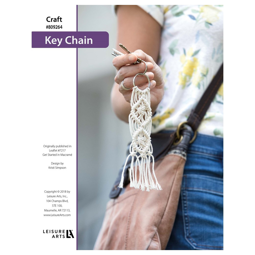 Leisure Arts Macrame Key Chain ePattern - Leisure Arts