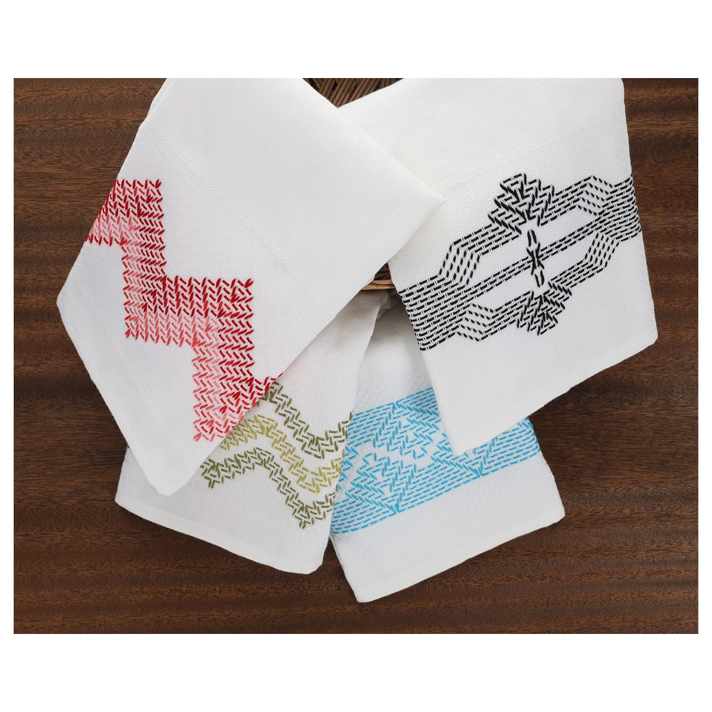 Leisure Arts DualEnded Huck Cloth Aida Cloth Tea Towel Swedish