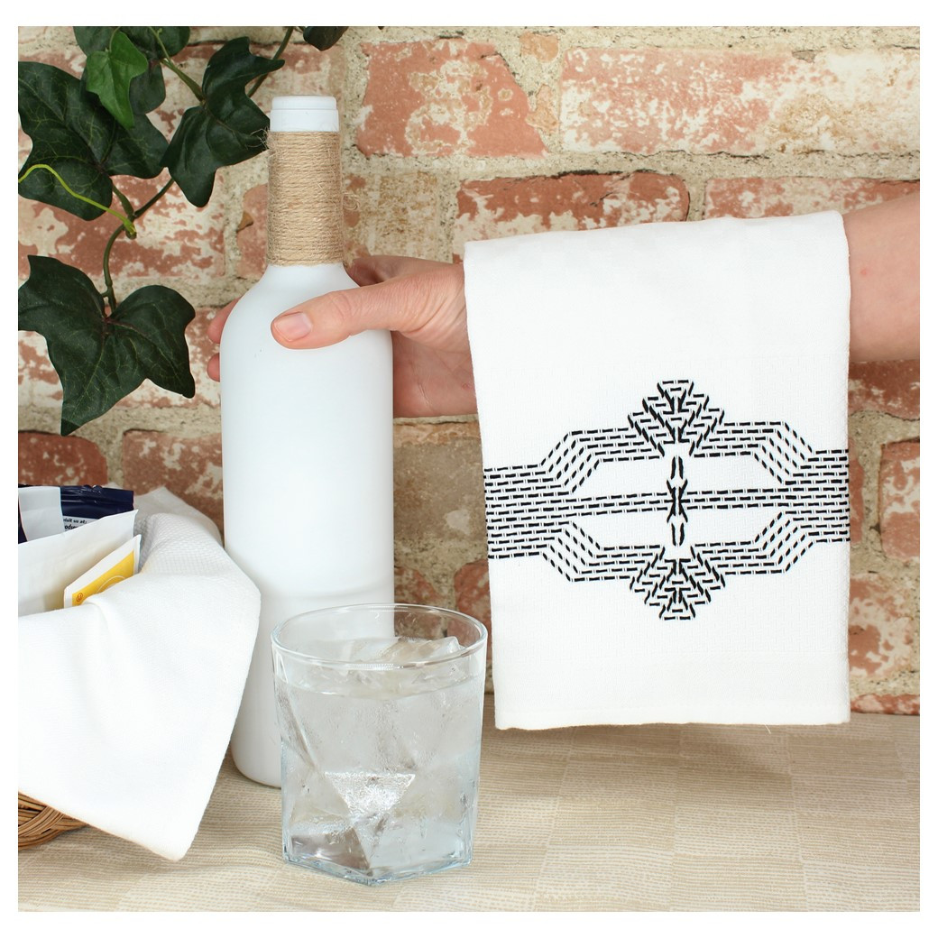 Leisure Arts DualEnded Huck Cloth Aida Cloth Tea Towel
