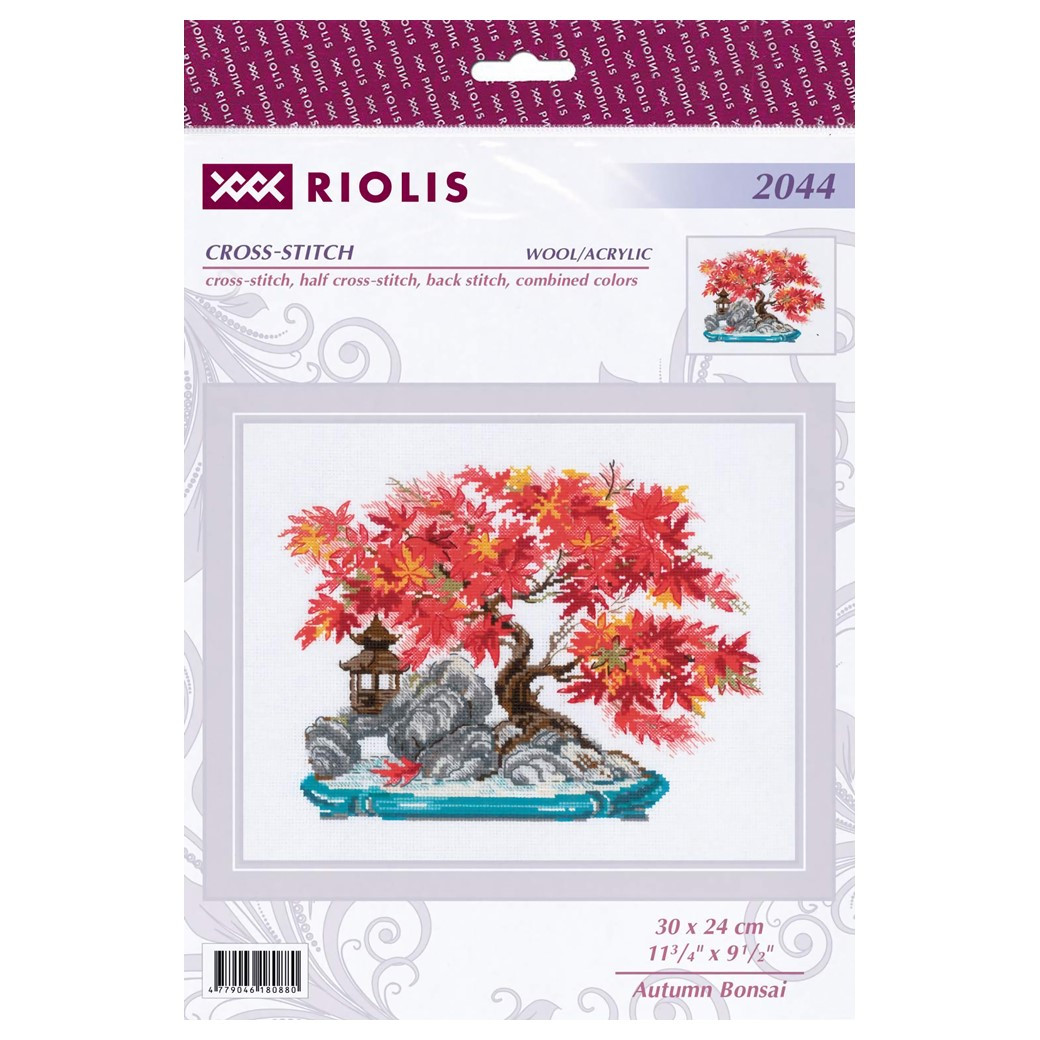 Riolis Autumn Bonsai R2044 Counted Cross Stitch Kit