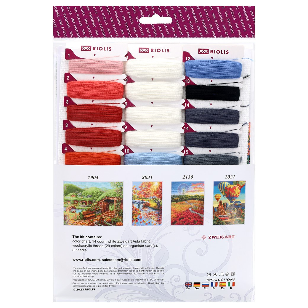Riolis Cross Stitch Kit Autumn Express - Leisure Arts