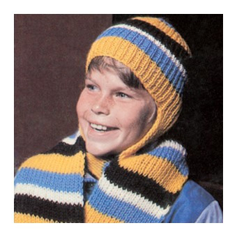 Leisure Arts Caps Hats And Helmets Cap With Attached Scarf
