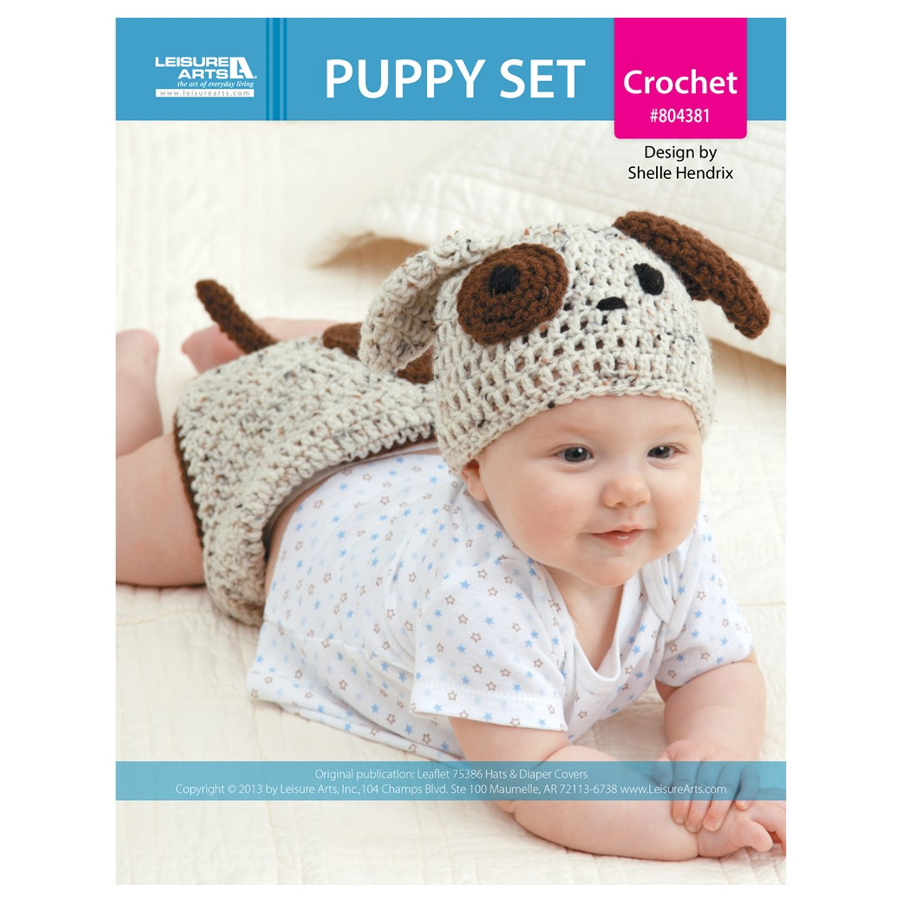 Leisure Arts Hats Diaper Covers Puppy Set Crochet ePattern - Leisure Arts leisure-arts-hats-diaper-covers-puppy-set-crochet-epattern-leisure-arts