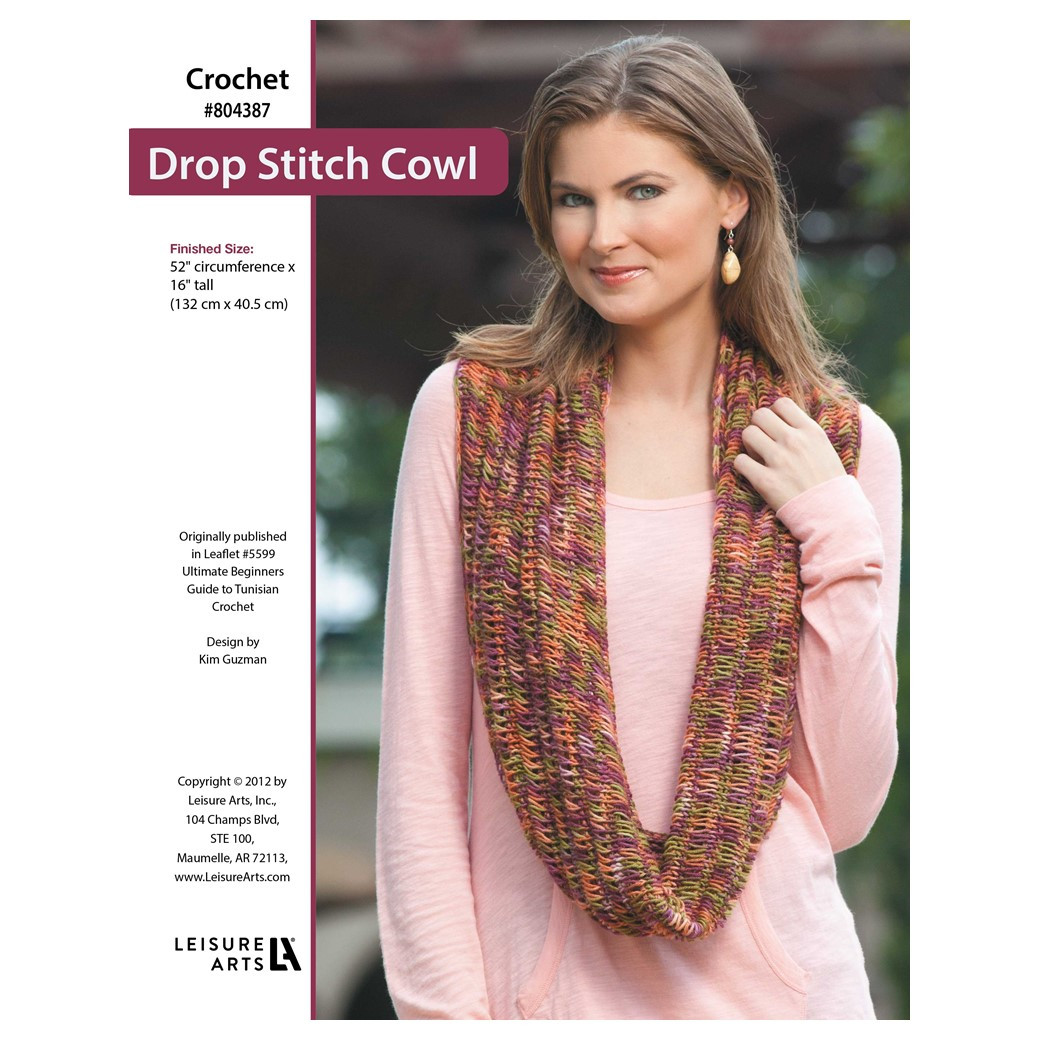 Leisure Arts Ultimate Beginners Guide To Tunisian Crochet Drop