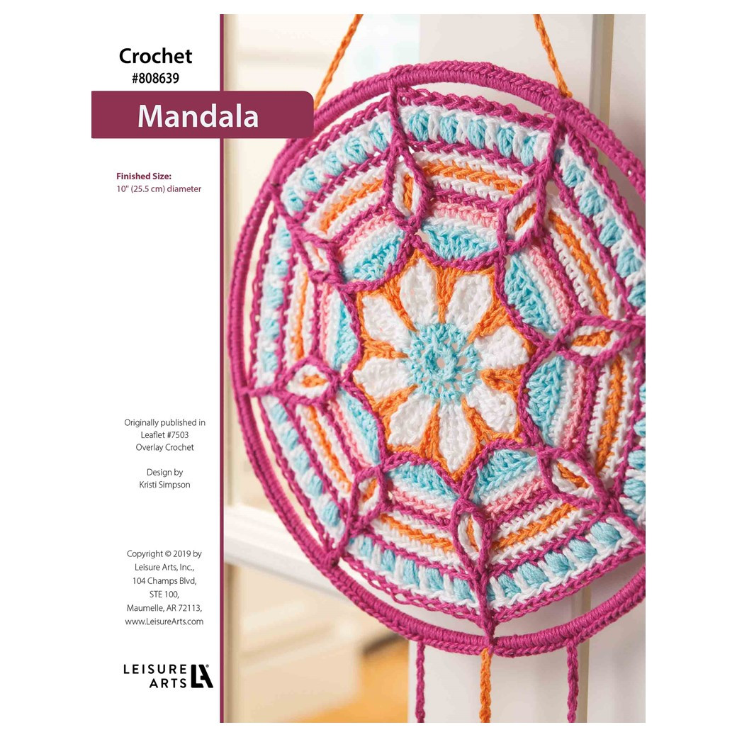 Leisure Arts Overlay Crochet Mandala ePattern - Leisure Arts
