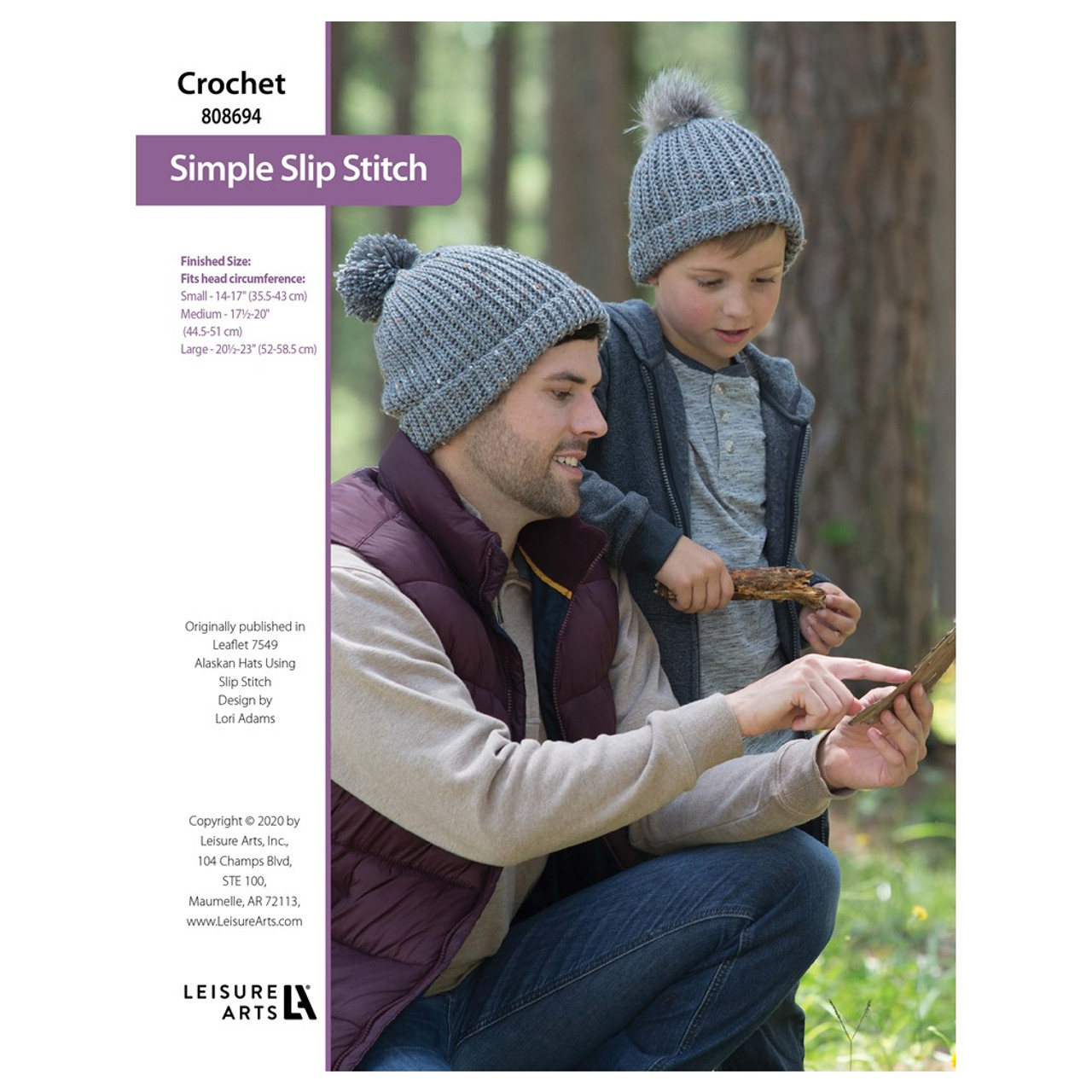 Leynir Knit Stocking Cap With Bill Easy Knit Free Hat Knitting