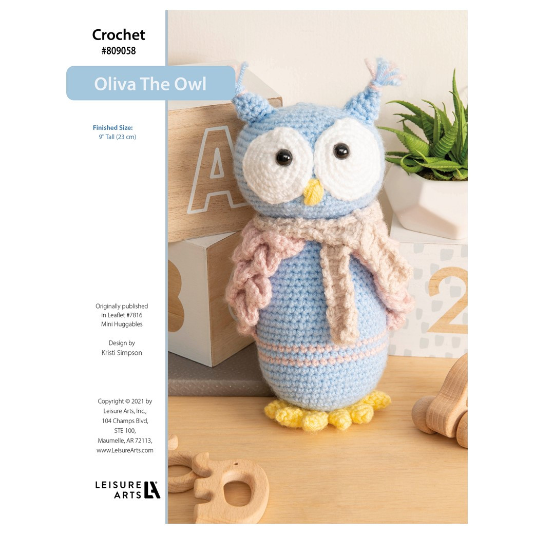 Leisure Arts ePattern Crochet Olivia the Owl - Leisure Arts