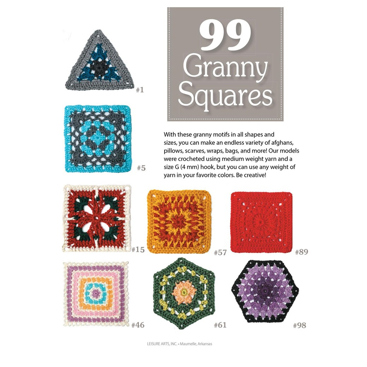 Leisure Arts Granny Squares For All Bk - Leisure Arts leisure-arts-granny-squares-for-all-bk-leisure-arts