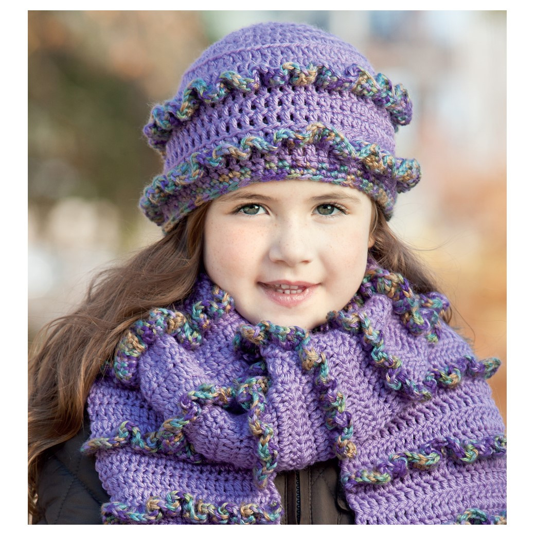 Leisure Arts Crochet Hats Scarves For Kids Book Leisure Arts