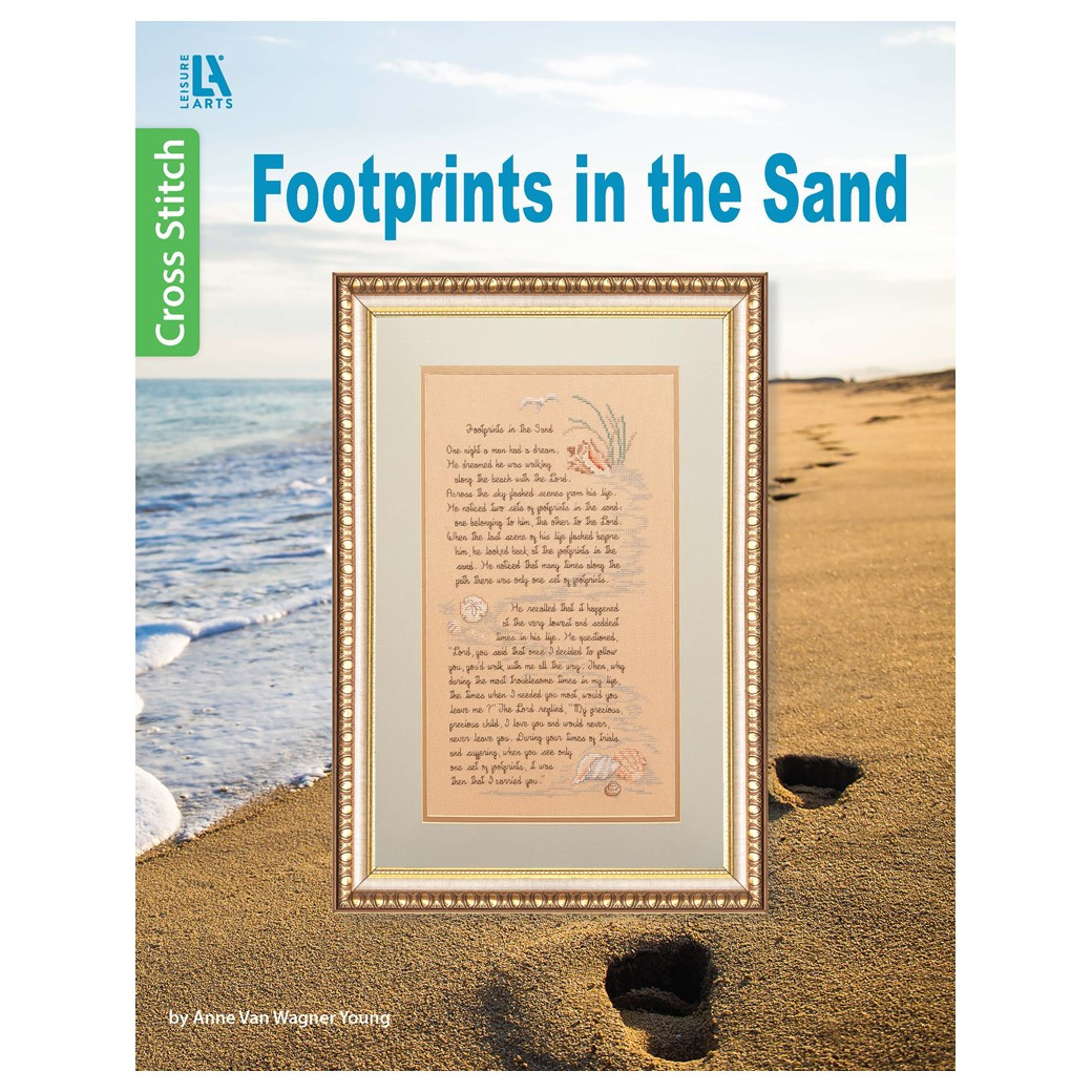 Leisure Arts Footprints in the Sand Cross Stitch ePattern