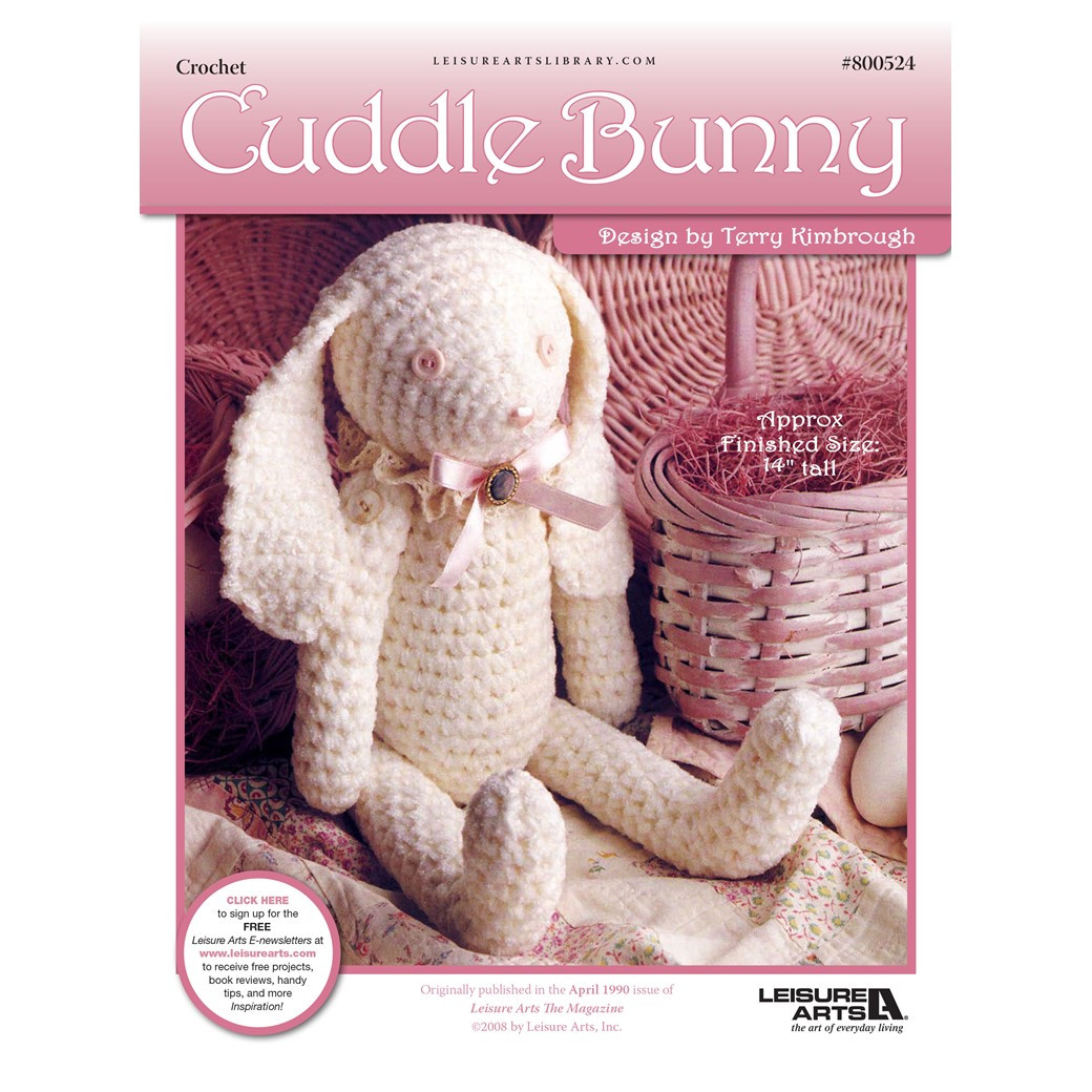 Leisure Arts Cuddle Bunny Crochet ePattern Leisure Arts