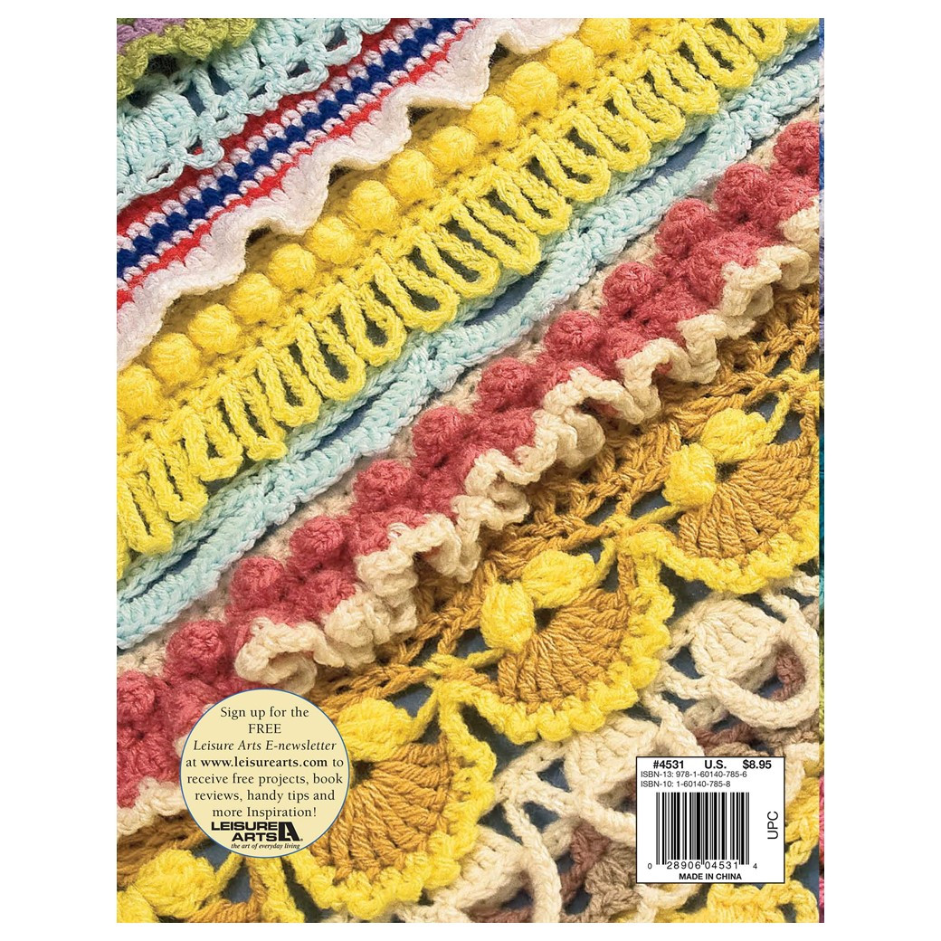 Leisure Arts 50 More Crocheted Afghan Borders eBook - Leisure Arts