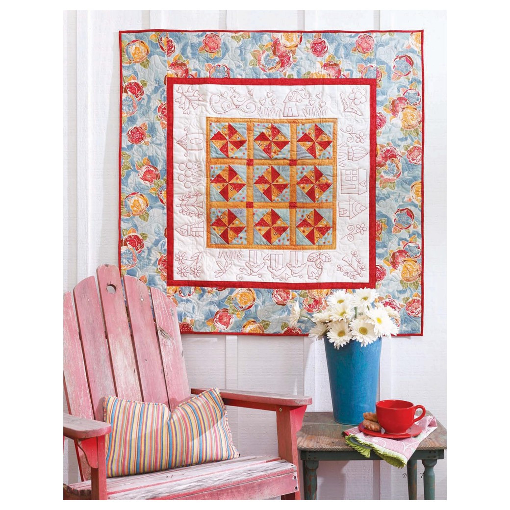 Leisure Arts Redwork With a Twist Quilt eBook - Leisure Arts