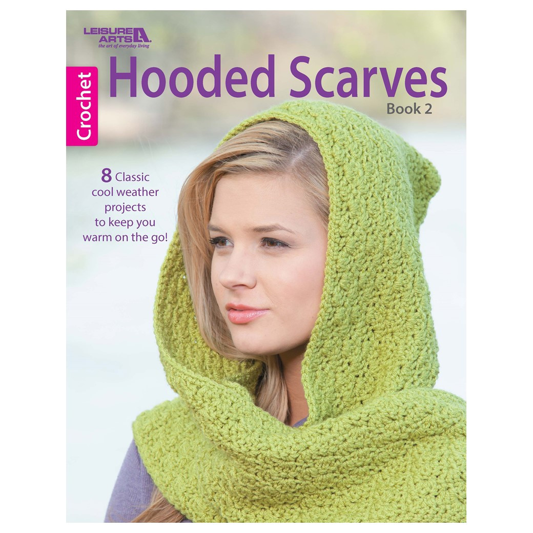 kkurochet 第2弾 hooded scarf Leisure Arts Hooded Scarves Crochet Book 2 - Leisure Arts