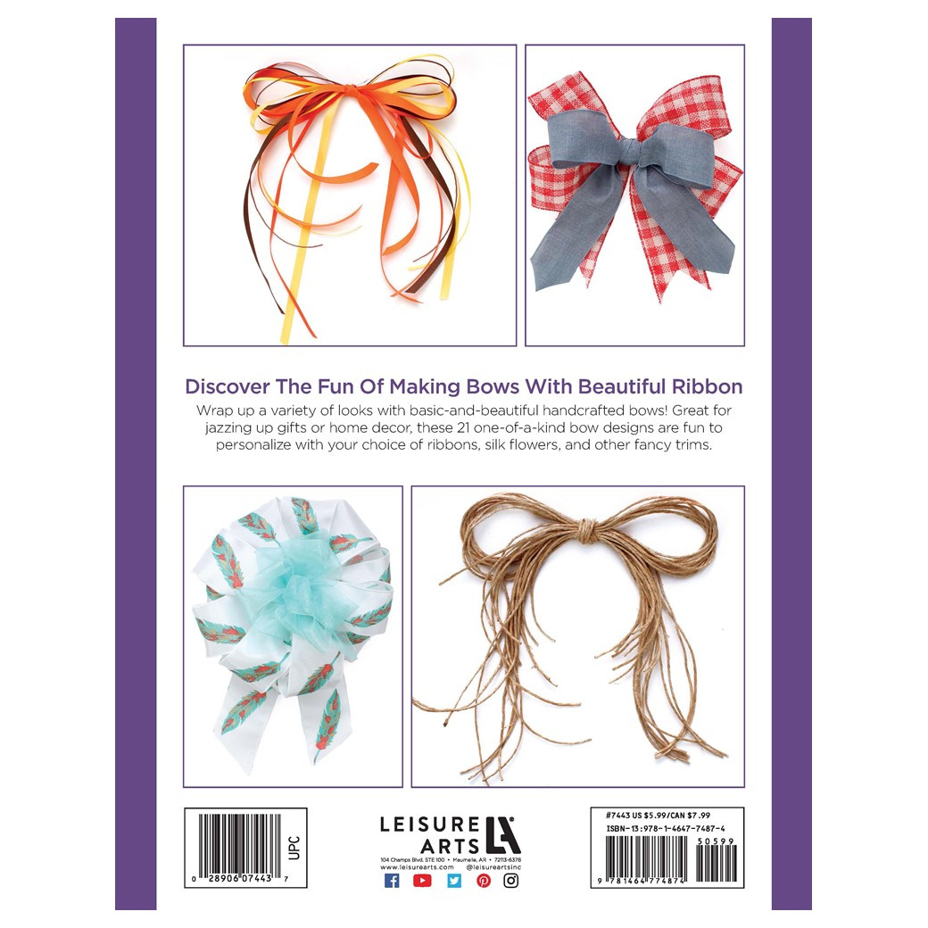 how to tie a craft ribbon bow