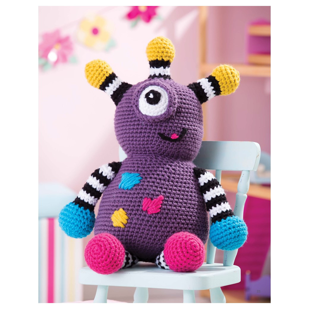 Leisure Arts Huggable Monsters Crochet eBook - Leisure Arts