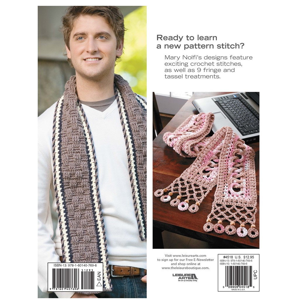 How To Make Scarf Tassels Crochet Leisure Arts Learn A Stitch