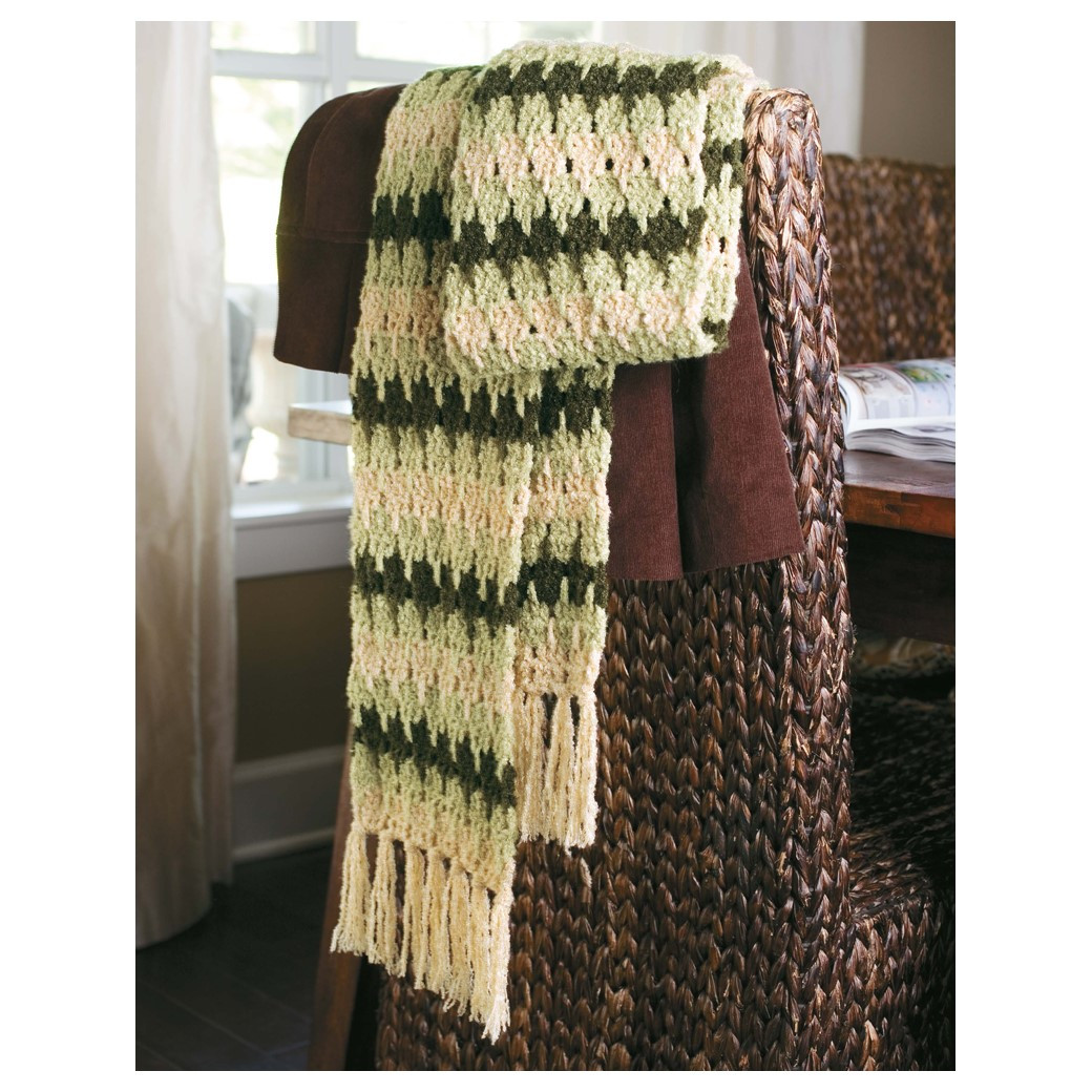 Leisure Arts Learn A Stitch Create A Scarf Crochet Book Leisure Arts