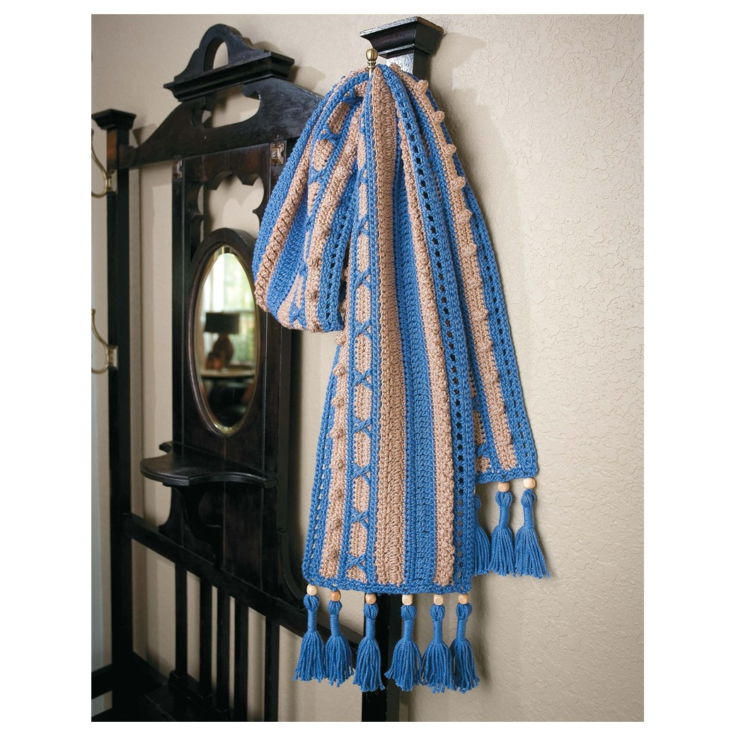 Leisure Arts Learn A Stitch Create A Scarf Crochet Book