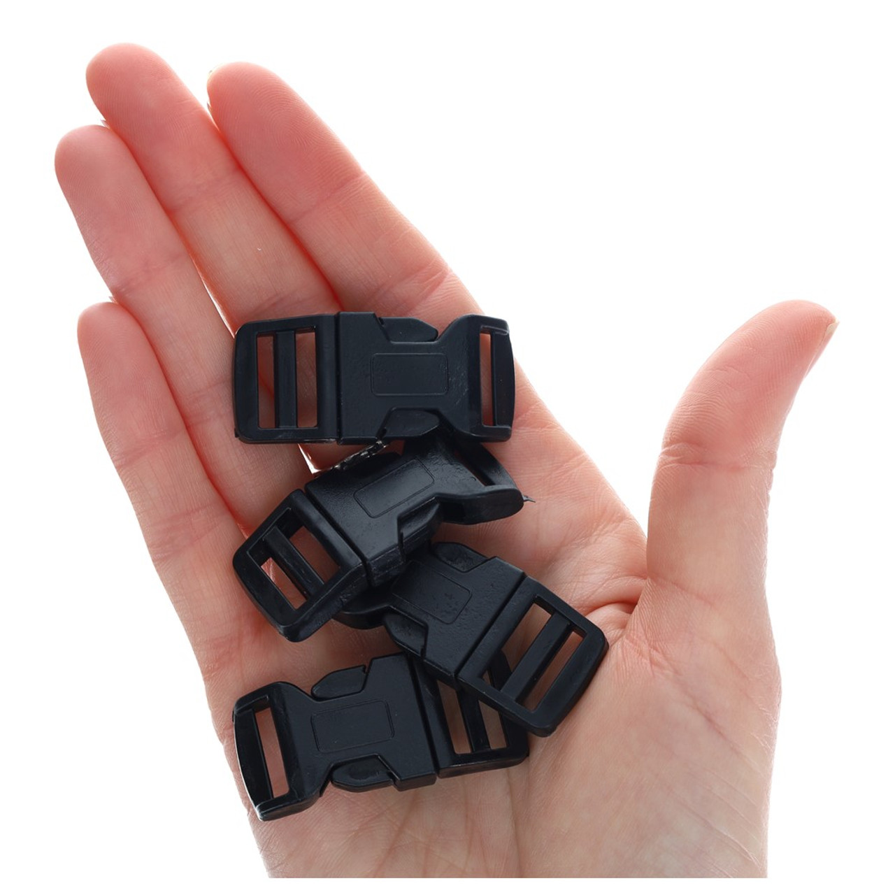 Leisure Arts Paracord Buckle Large Black 4pc - Leisure Arts