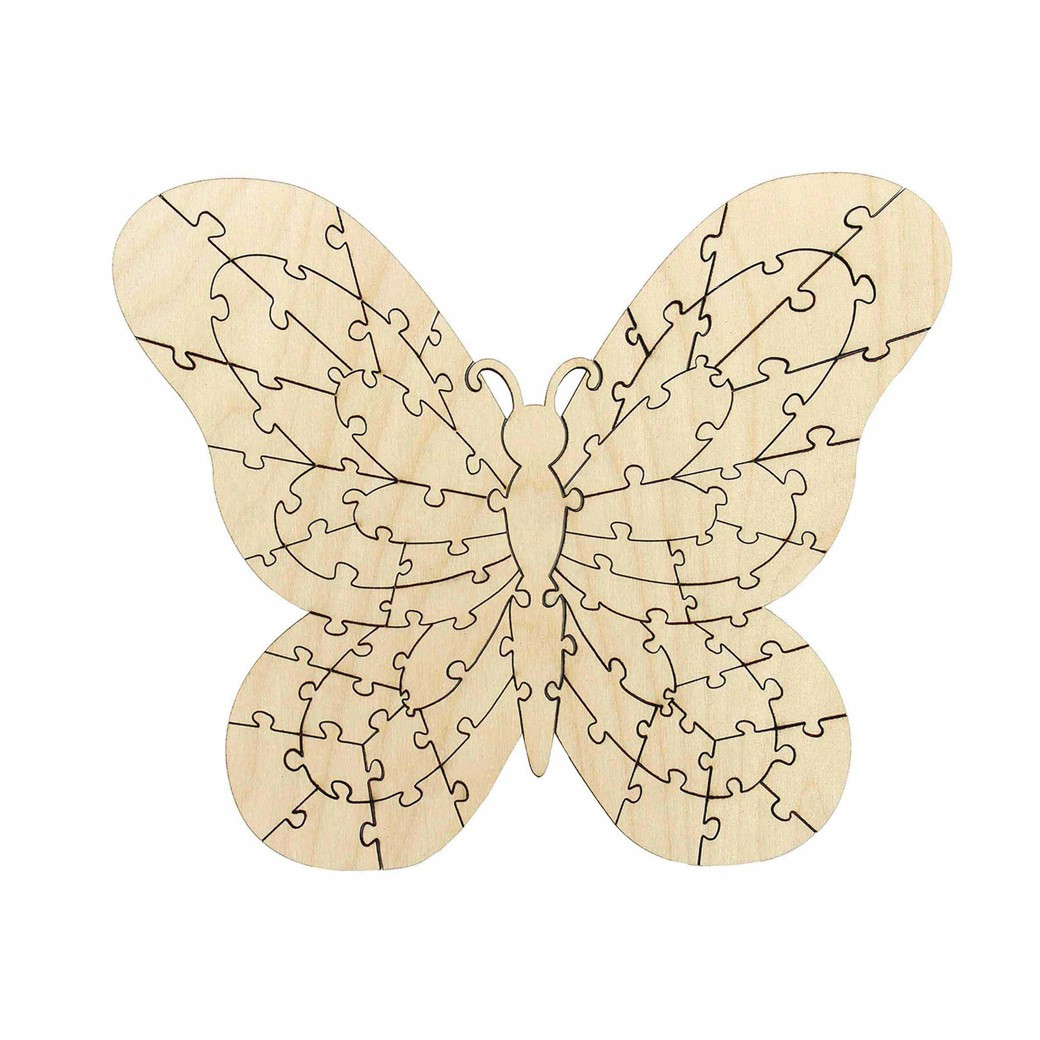 Leisure Arts Wood Puzzles Small Butterfly - Leisure Arts