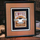 Announce to the world your love of coffee and cross stitch with "Coffee Acclaim"