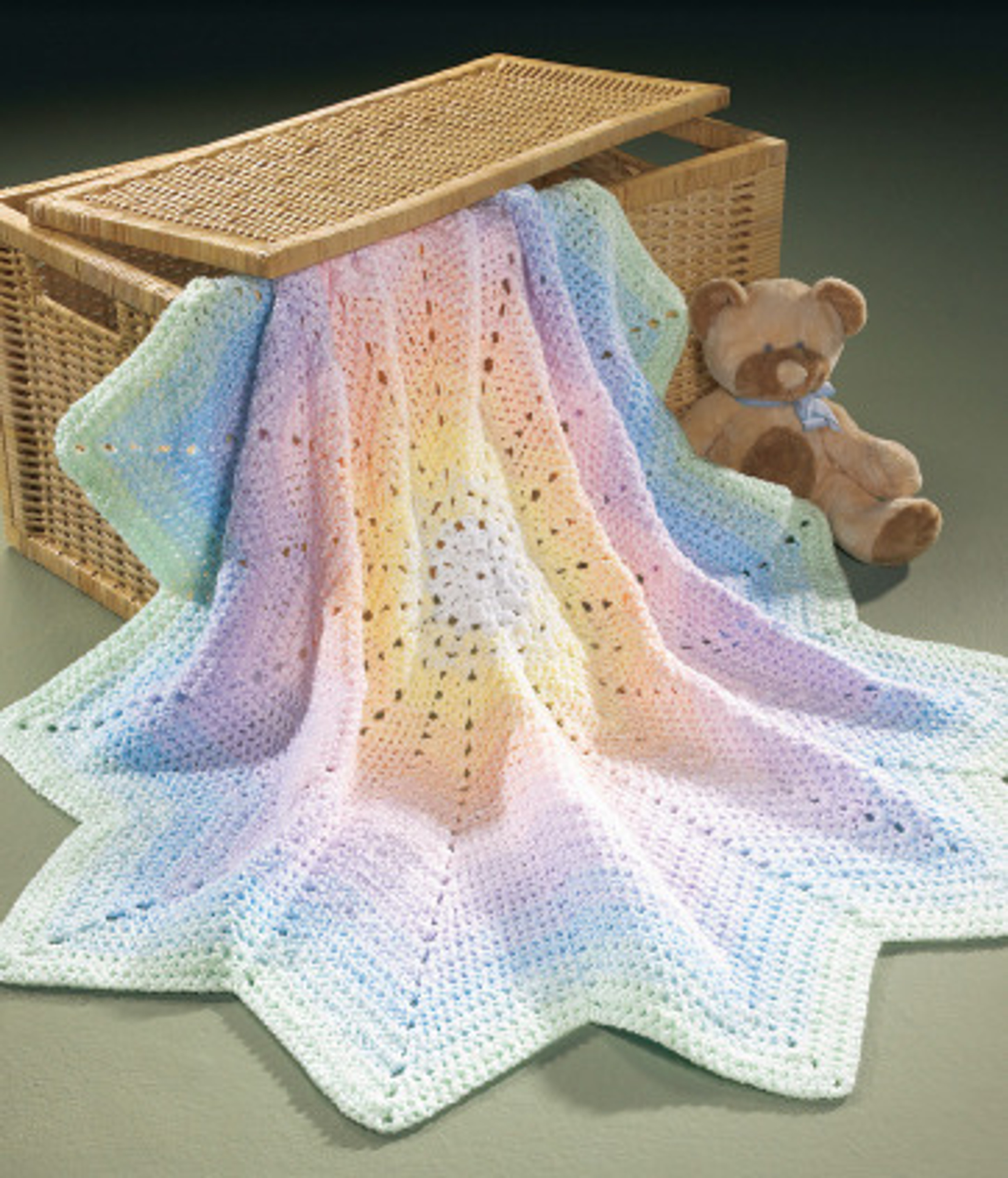 Best Of Mary Maxim Baby Afghans Crochet Book