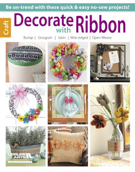 Leisure Arts Decorate With Ribbon Book