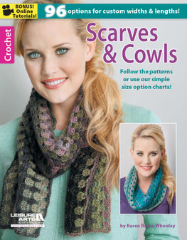 Leisure Arts Crochet Scarves & Cowls Book