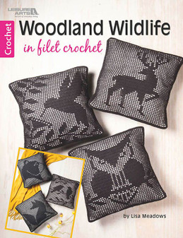 Leisure Arts Woodland Wildlife In Filet Crochet Book