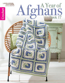 Leisure Arts A Year Of Afghans #17 Crochet Book