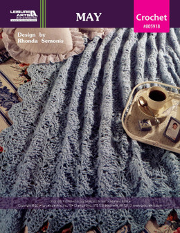 Leisure Arts A Year of Afghans Book 4 May Crochet ePattern