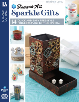 Diamond Art By Leisure Arts Freestyle Diamond Dotting Sparkle Gifts Book
