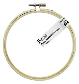 Essentials By Leisure Arts Wood Embroidery Hoop 5" Bamboo