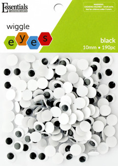 Essentials by Leisure Arts, Eye, Paste On, Moveable, Assorted, Glow in Dark, 100pc