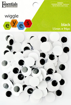 Essentials by Leisure Arts Eyes Solid with Washer Black, 15mm, 4 Pieces Googly  Eyes, Google Eyes for Crafts, Big Googly Eyes for Crafts, Wiggle Eyes, Craft  Eyes - Yahoo Shopping