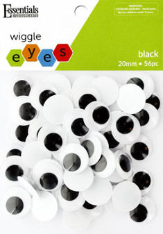 Essentials by Leisure Arts Eyes Solid with Washer Black, 15mm, 4 Pieces  Googly Eyes, Google Eyes for Crafts, Big Googly Eyes for Crafts, Wiggle  Eyes, Craft Eyes - Yahoo Shopping