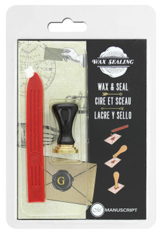 Manuscript Wax Sealing Set Short Handle Initial G