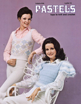 Leisure Arts Pastels Tops To Knit And Crochet - Digital Pattern